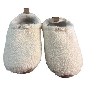 UGG Cozy Bootie Plushy Slippers Women's Size 6  NATURAL/CHESTNUT
